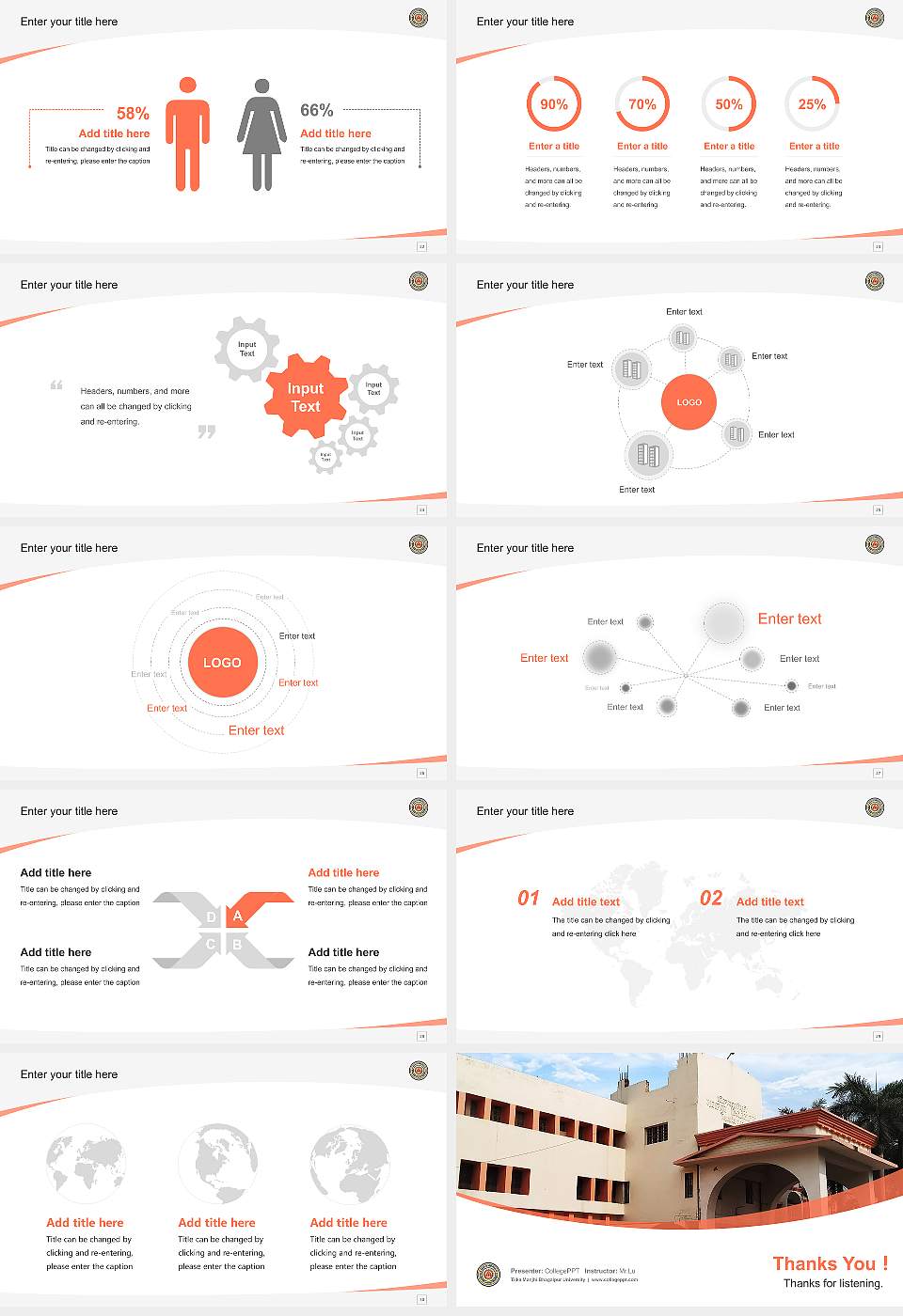 Tilka Manjhi Bhagalpur University Course/Courseware Creation PPT Template16:9 ratio PPT effect preview image4
