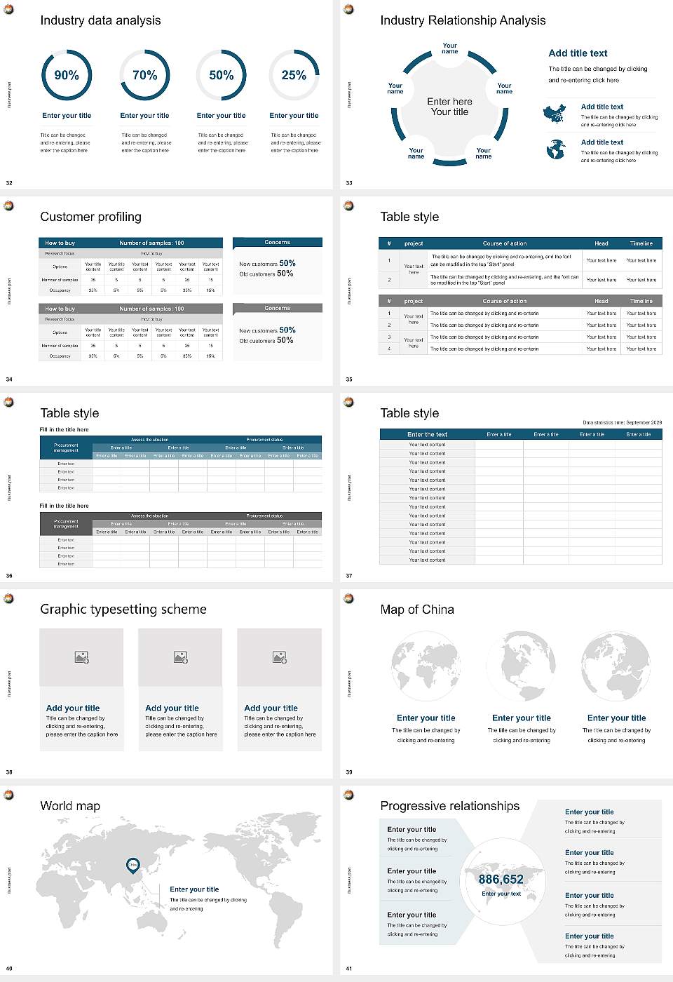 The Global Open University Competition/Entrepreneurship Contest PPT Template16:9 ratio PPT effect preview image5