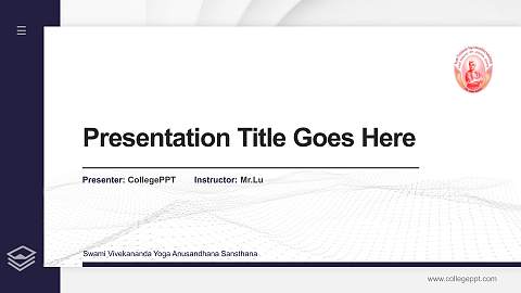 Swami Vivekananda Yoga Anusandhana Sansthana Thesis Proposal/Graduation Defense PPT Template