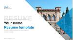 University of Lausanne Resume Templat PPT