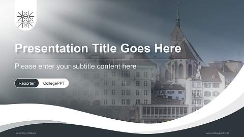 University of Basel Lecture Sharing and Networking Event PPT Template