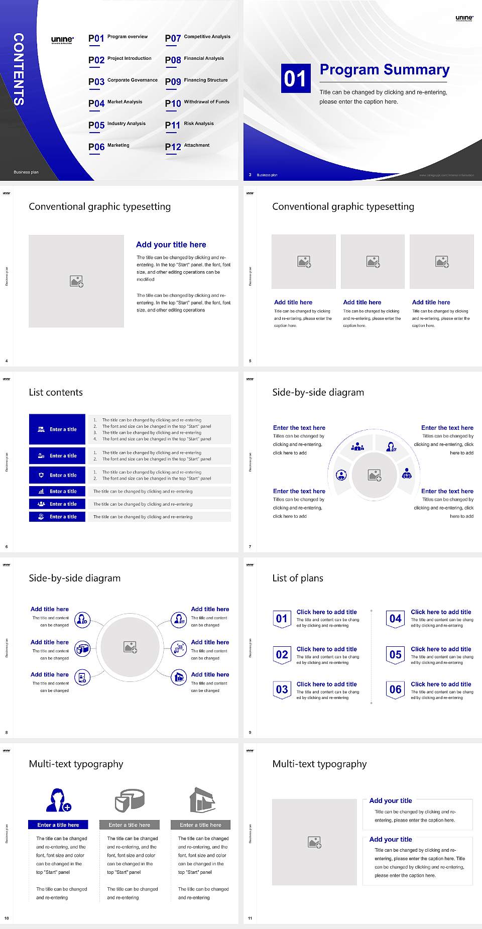 University of Neuchâtel Competition/Entrepreneurship Contest PPT Template4:3 ratio PPT effect preview image2