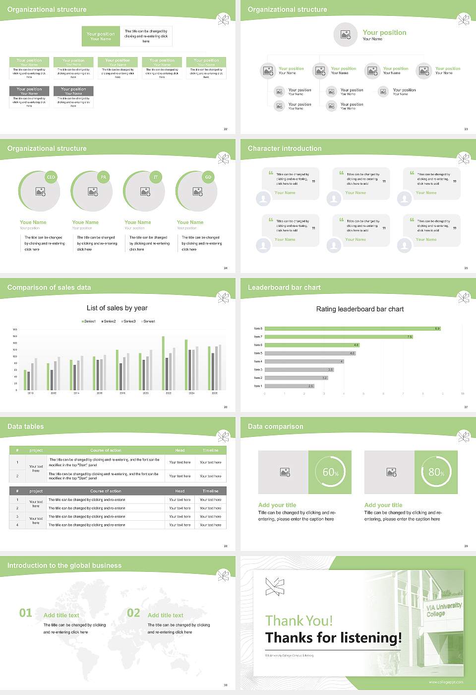 VIA University College-Campus Silkeborg Academic Presentation/Research Findings Report PPT Template16:9 ratio PPT effect preview image4