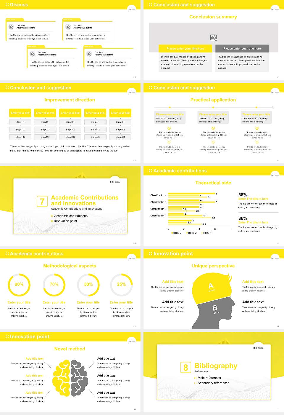 University of Applied Sciences and Arts Northwestern Switzerland Graduation Thesis Defense PPT Template16:9 ratio PPT effect preview image6