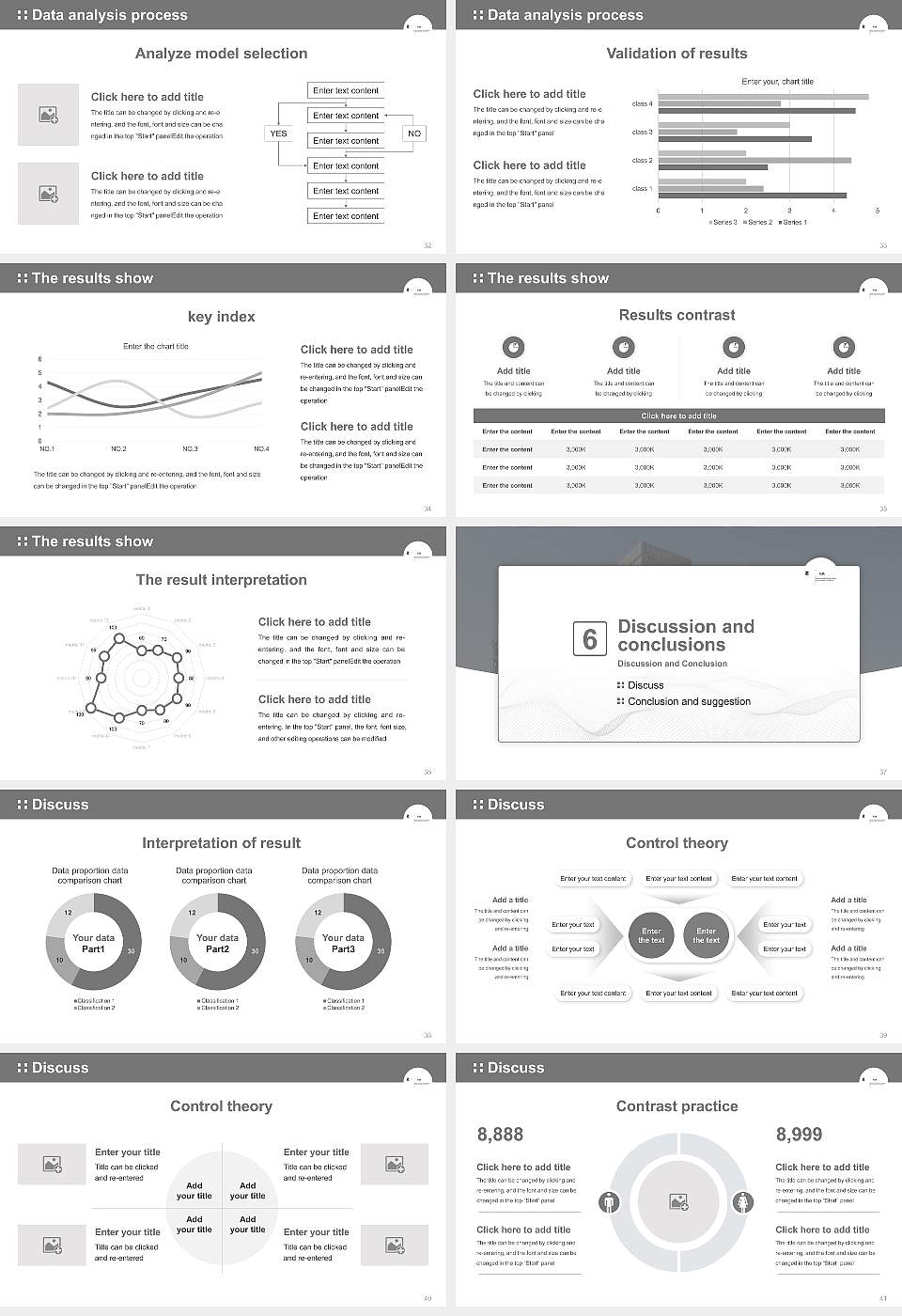 Zurich University of the Arts Graduation Thesis Defense PPT Template16:9 ratio PPT effect preview image5