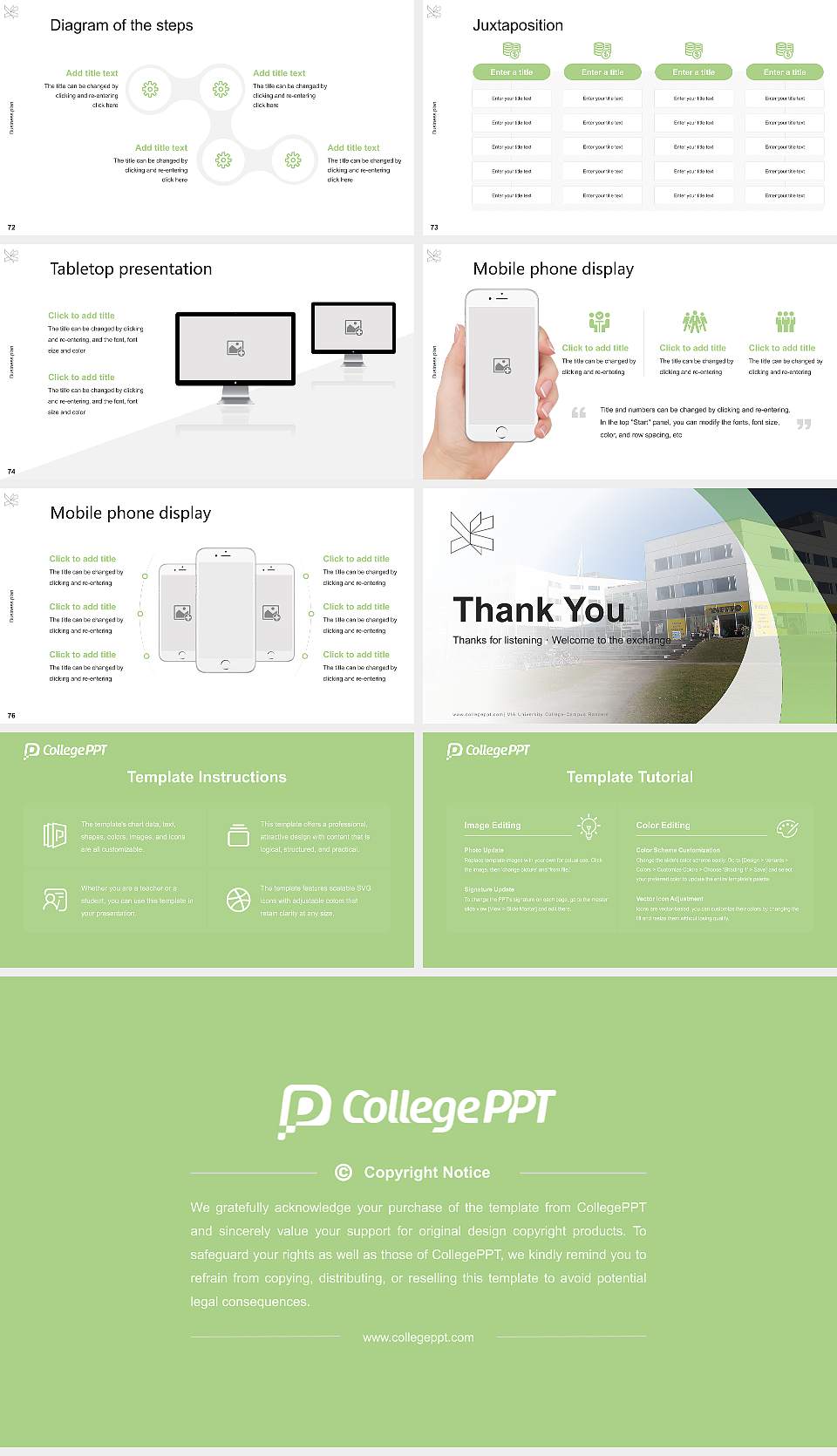 VIA University College-Campus Randers Competition/Entrepreneurship Contest PPT Template16:9 ratio PPT effect preview image9
