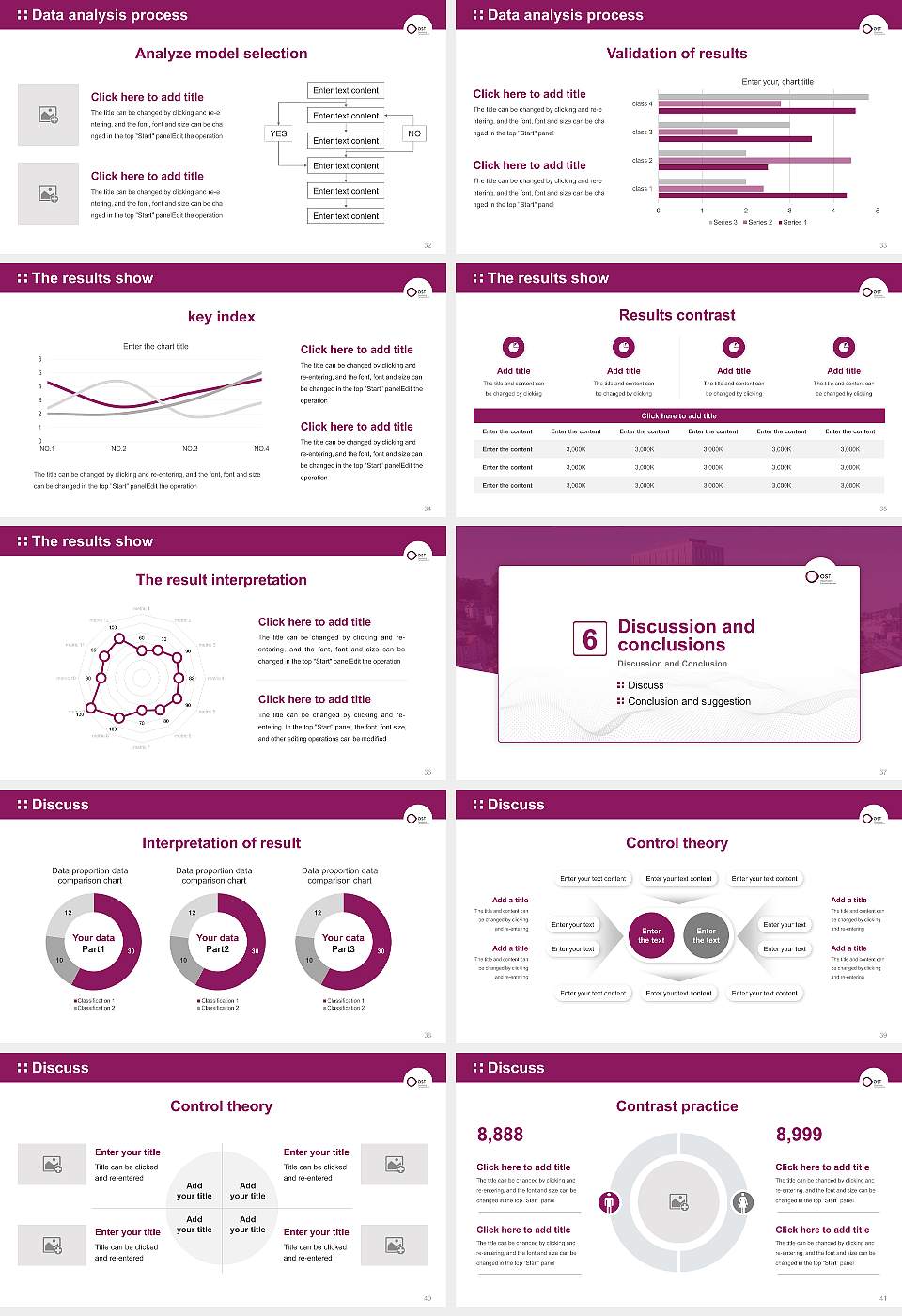Eastern Switzerland University of Applied Sciences Graduation Thesis Defense PPT Template16:9 ratio PPT effect preview image5