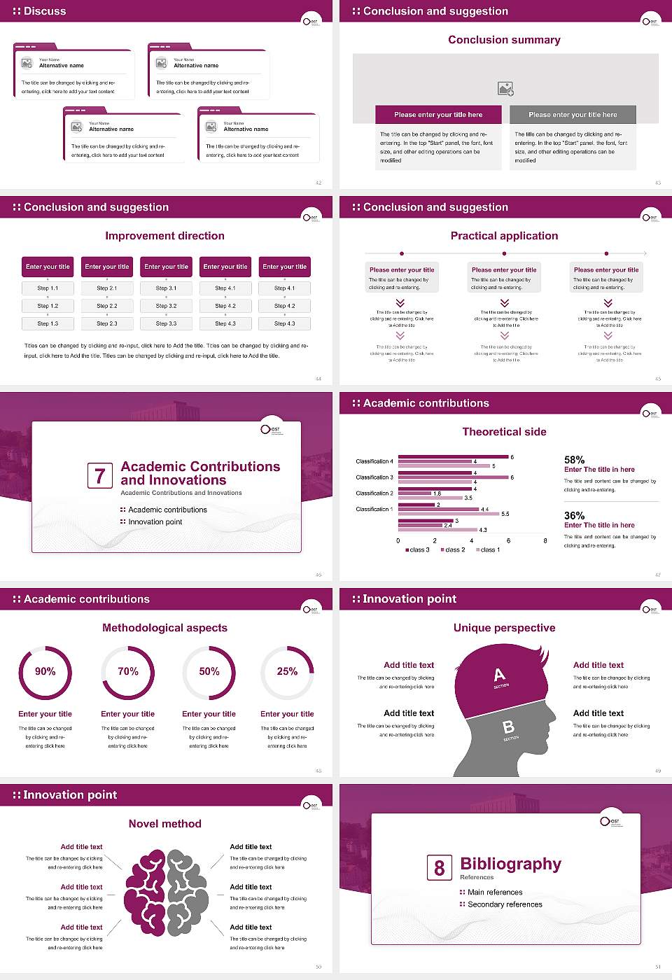 Eastern Switzerland University of Applied Sciences Graduation Thesis Defense PPT Template16:9 ratio PPT effect preview image6