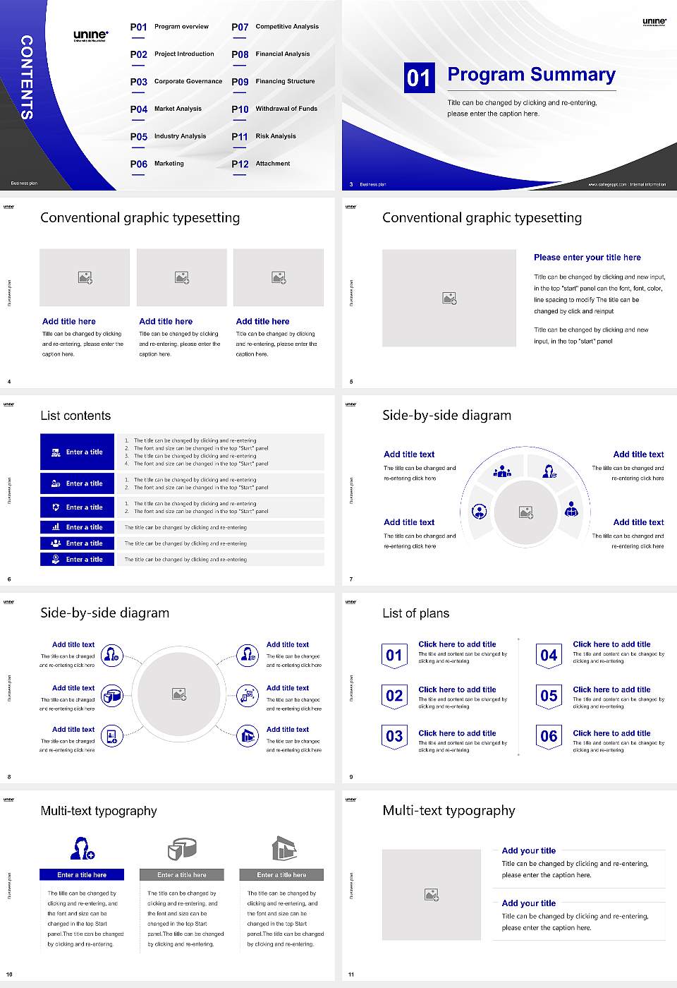 University of Neuchâtel Competition/Entrepreneurship Contest PPT Template16:9 ratio PPT effect preview image2