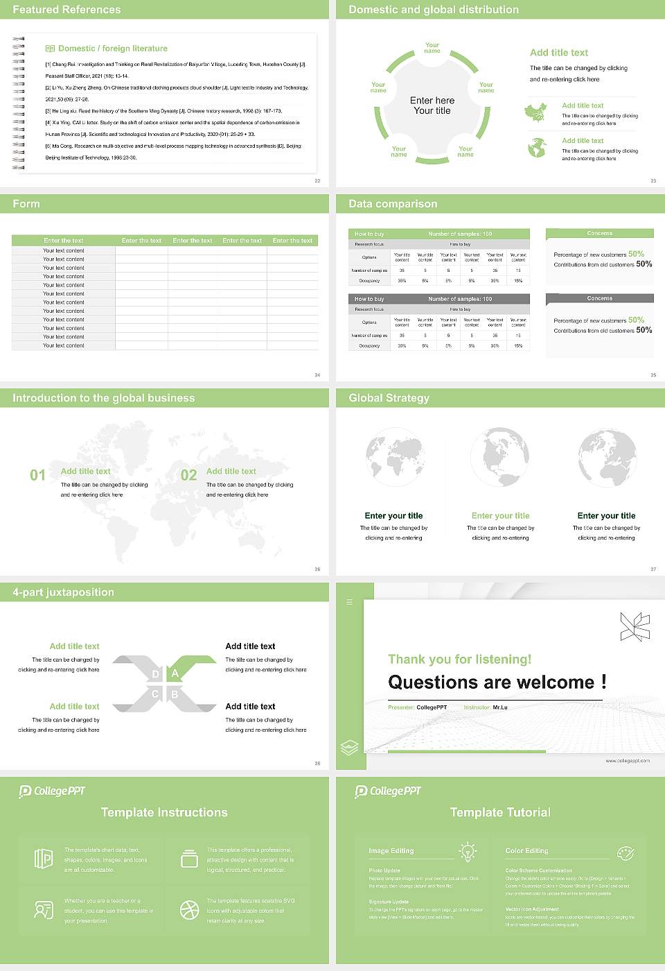 VIA University College-Campus Randers Thesis Proposal/Graduation Defense PPT Template16:9 ratio PPT effect preview image4