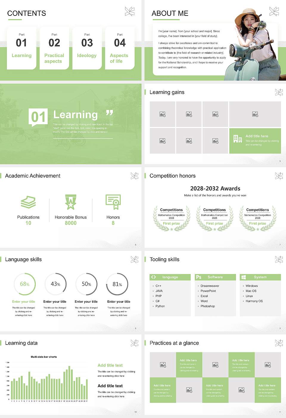 VIA University College-Campus Herning National Scholarship Defense PPT Template16:9 ratio PPT effect preview image2