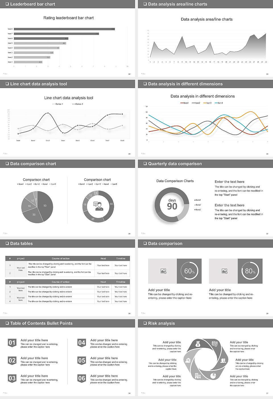Zurich University of the Arts General PPT Template16:9 ratio PPT effect preview image4