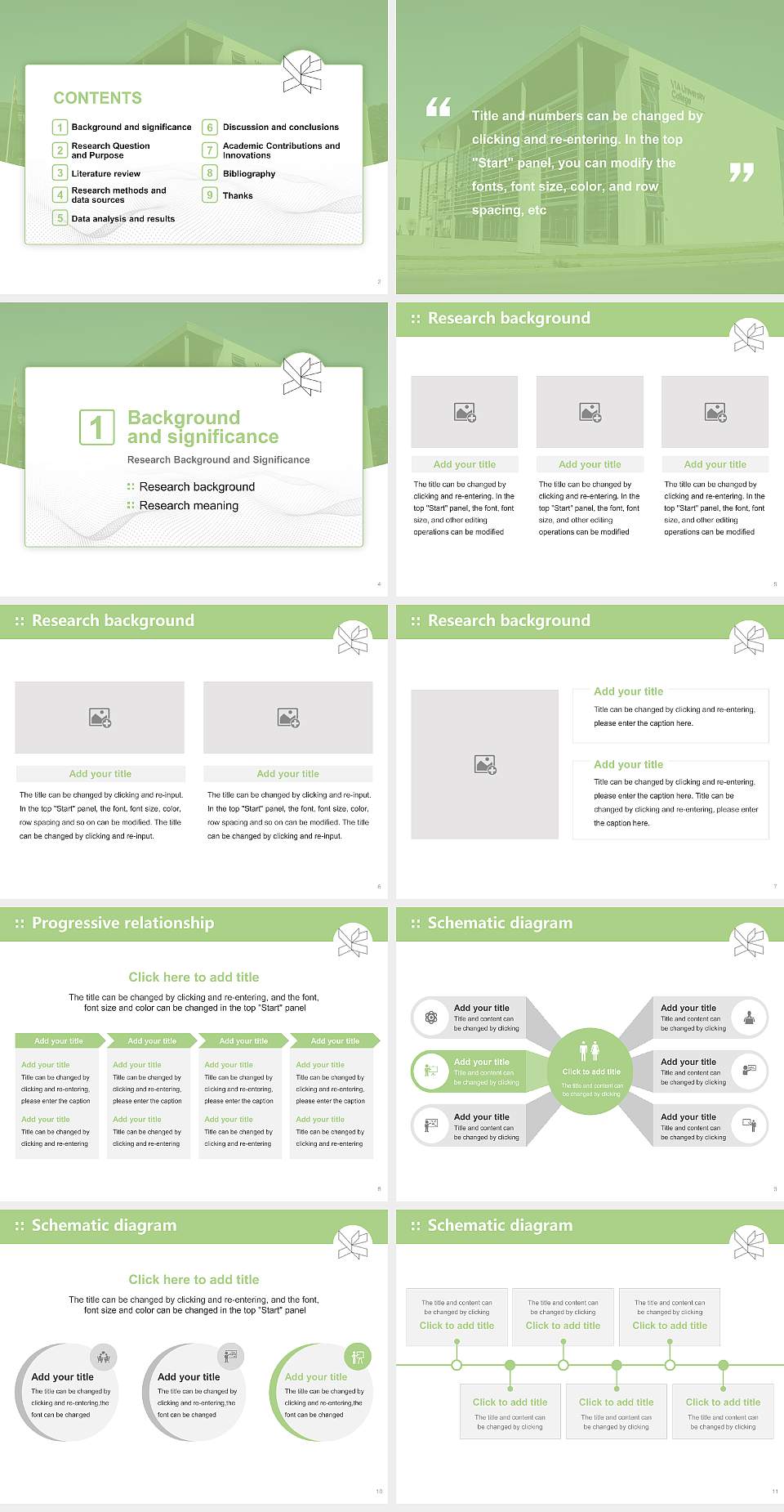 VIA University College-Campus Holstebro Graduation Thesis Defense PPT Template4:3 ratio PPT effect preview image2
