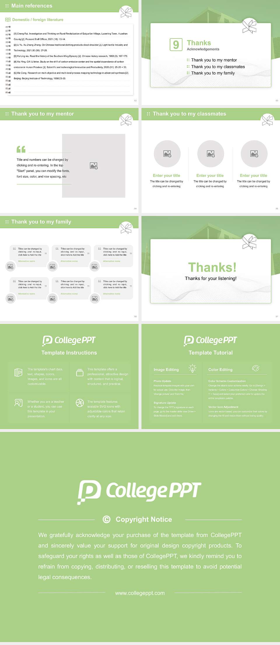 VIA University College-Campus Holstebro Graduation Thesis Defense PPT Template4:3 ratio PPT effect preview image7