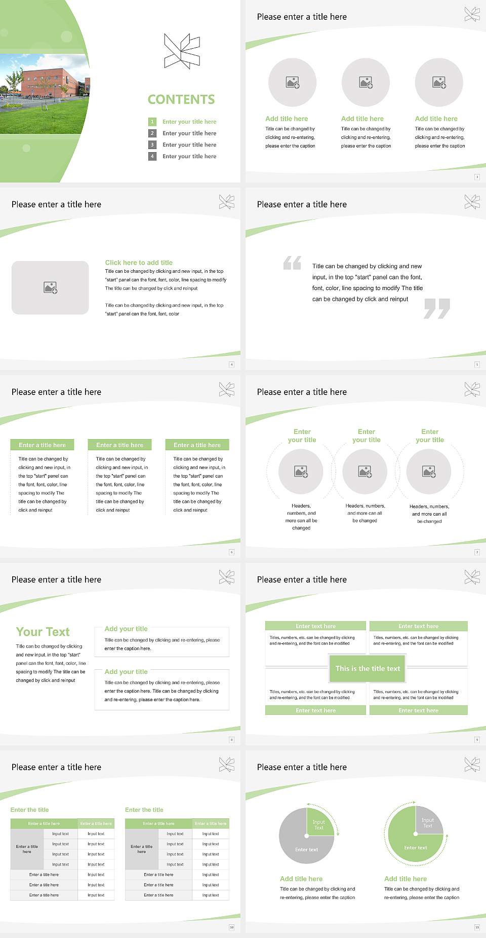 VIA University College-Campus Viborg Course/Courseware Creation PPT Template4:3 ratio PPT effect preview image2