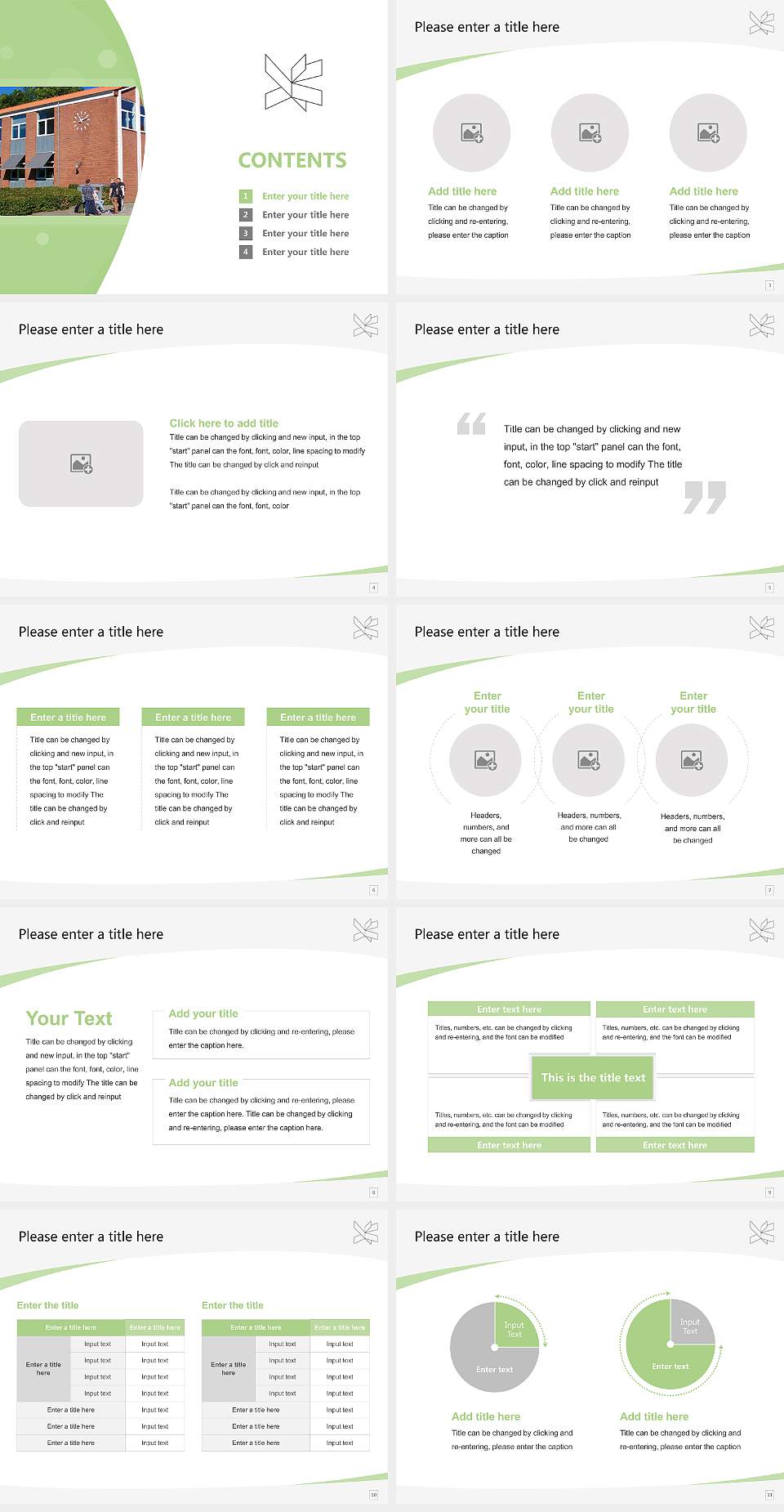 VIA University College-Campus Silkeborg Course/Courseware Creation PPT Template4:3 ratio PPT effect preview image2