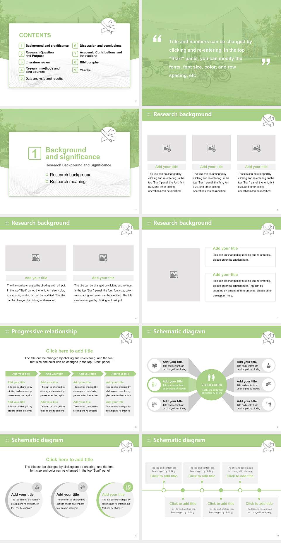 VIA University College-Campus Herning Graduation Thesis Defense PPT Template4:3 ratio PPT effect preview image2