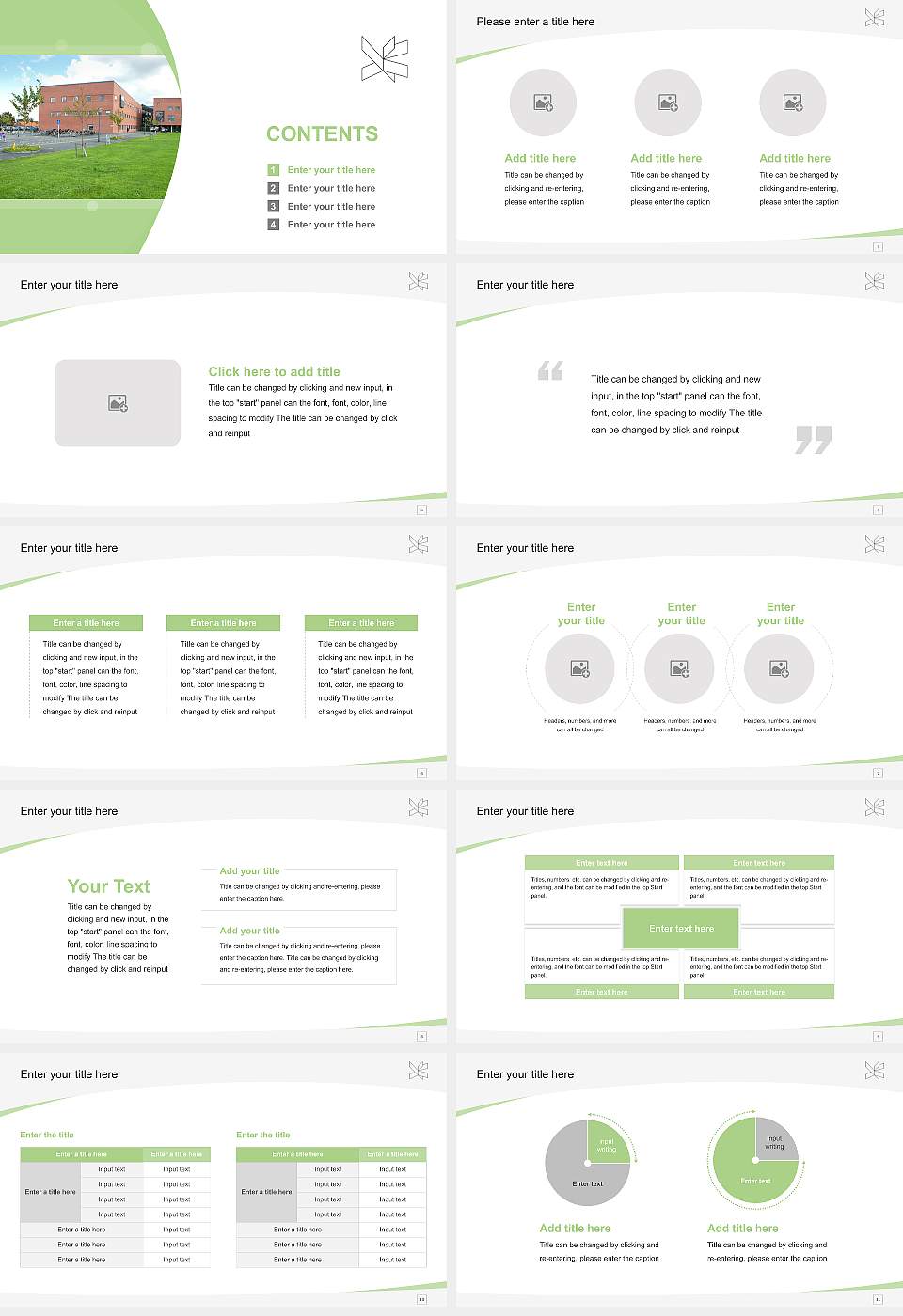 VIA University College-Campus Viborg Course/Courseware Creation PPT Template16:9 ratio PPT effect preview image2