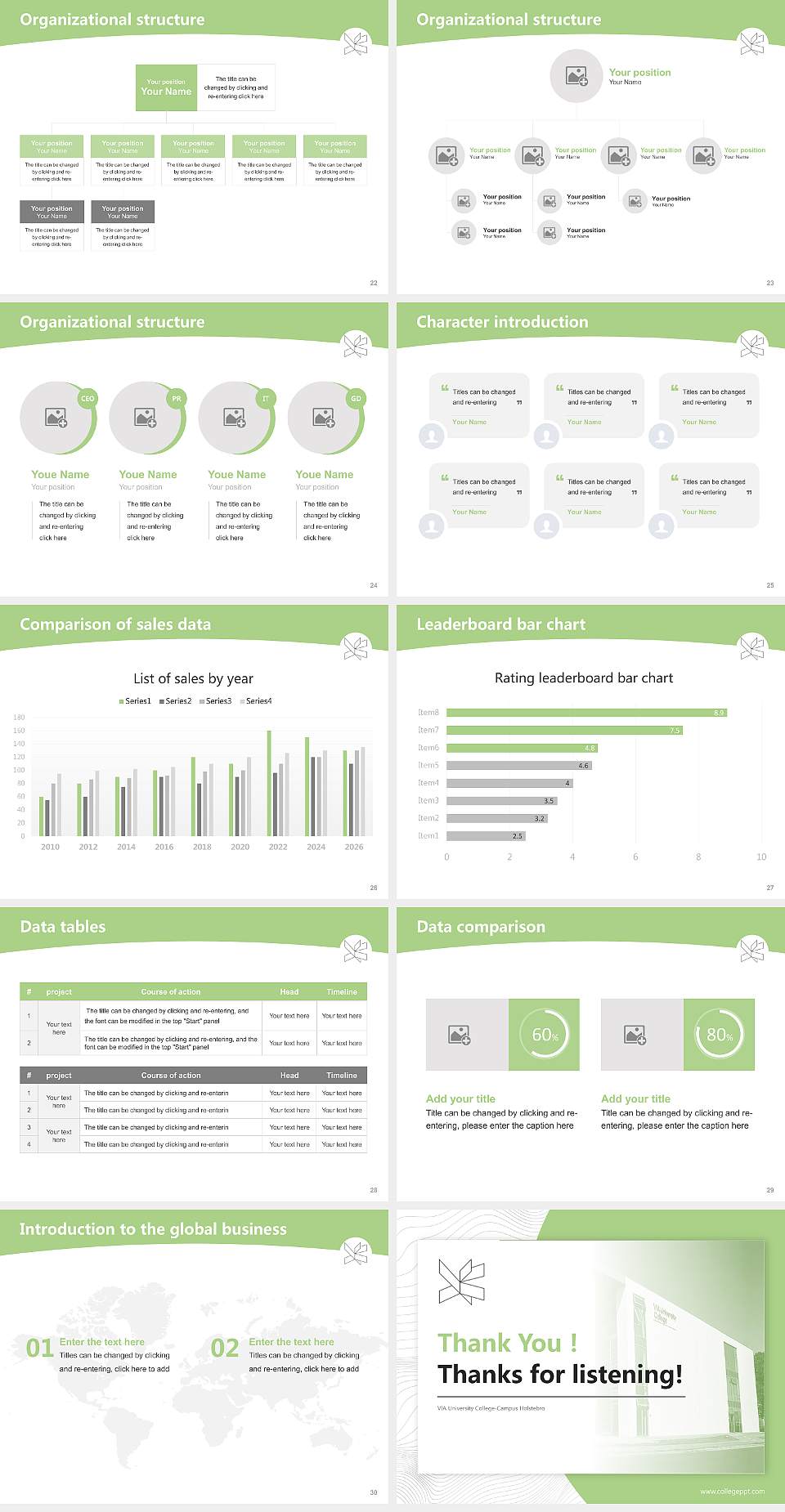 VIA University College-Campus Holstebro Academic Presentation/Research Findings Report PPT Template4:3 ratio PPT effect preview image4