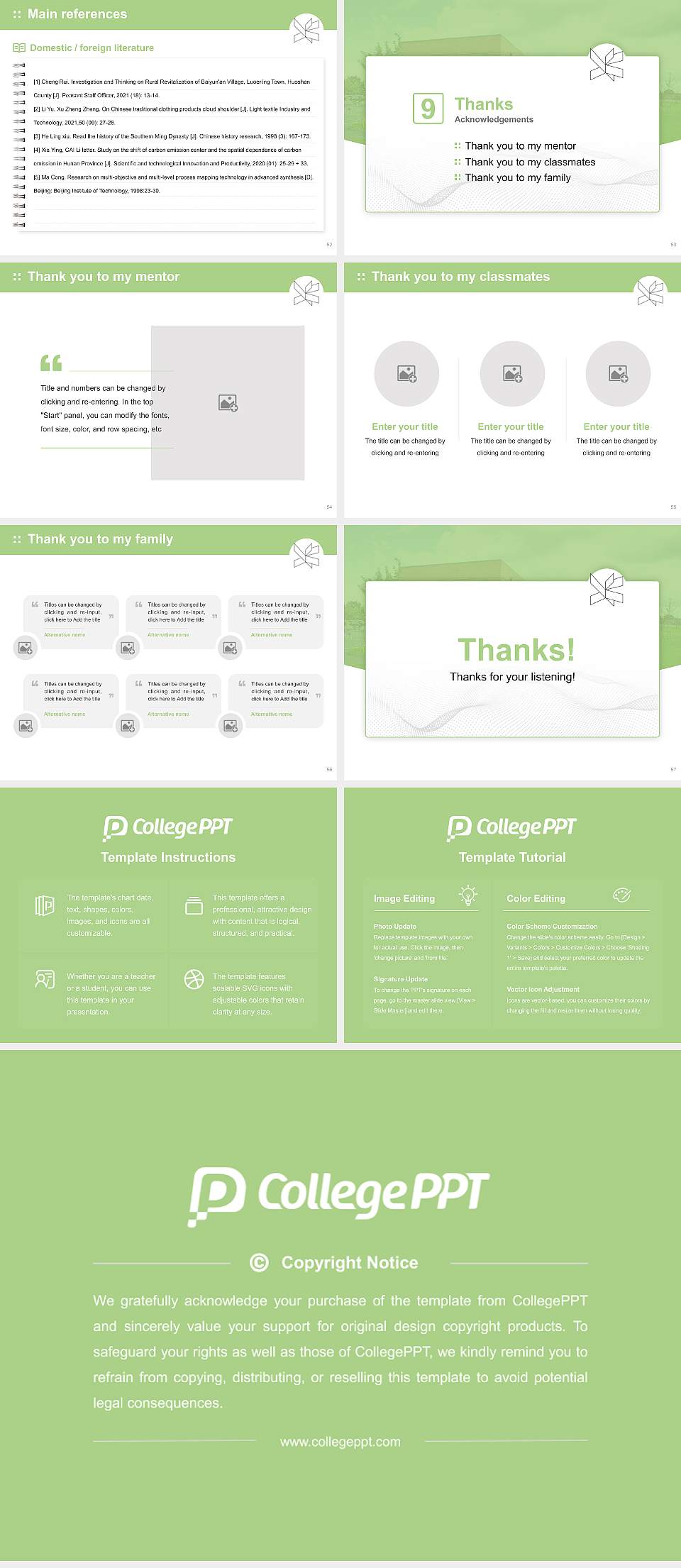 VIA University College-Campus Viborg Graduation Thesis Defense PPT Template4:3 ratio PPT effect preview image7