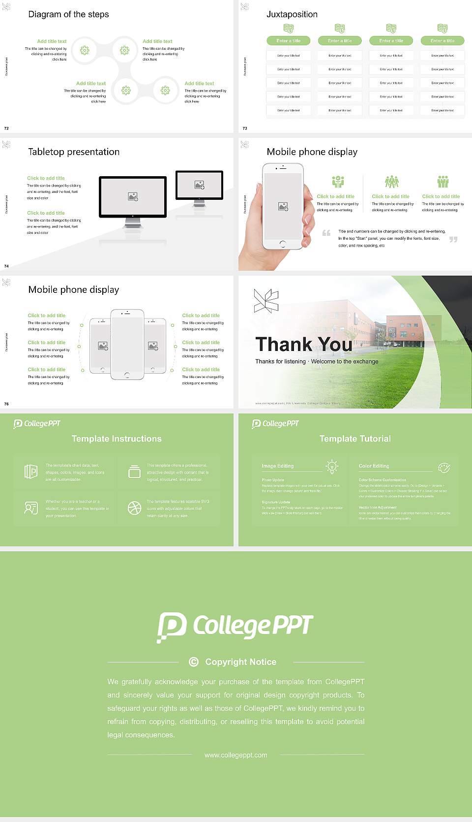 VIA University College-Campus Viborg Competition/Entrepreneurship Contest PPT Template16:9 ratio PPT effect preview image9