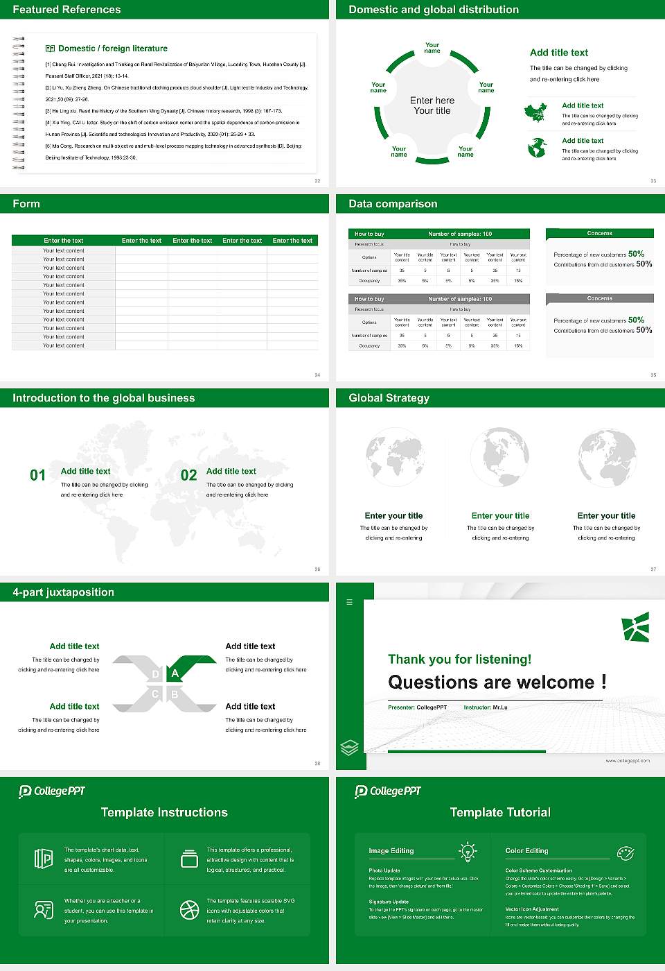 University of St. Gallen Thesis Proposal/Graduation Defense PPT Template16:9 ratio PPT effect preview image4