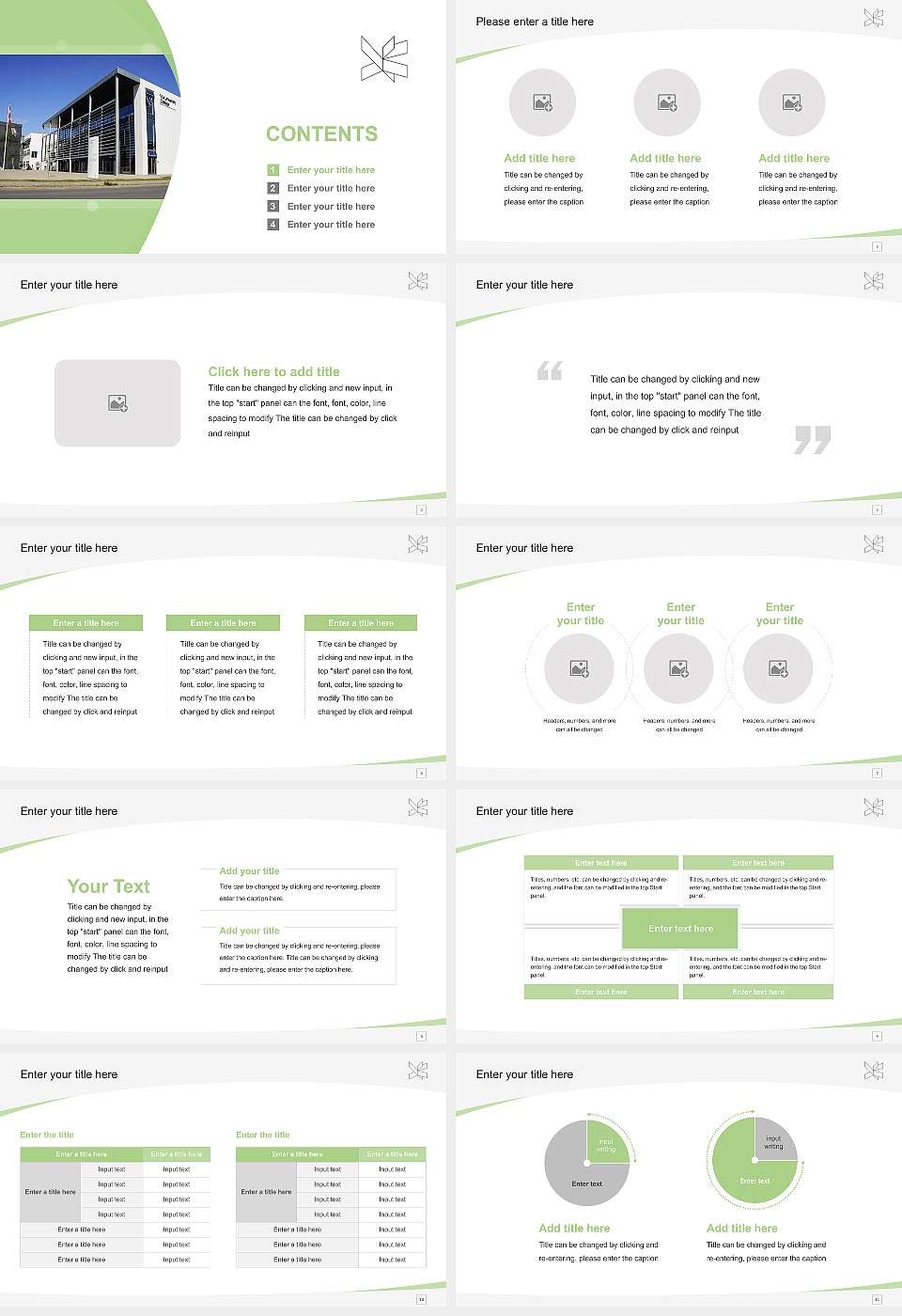 VIA University College-Campus Holstebro Course/Courseware Creation PPT Template16:9 ratio PPT effect preview image2
