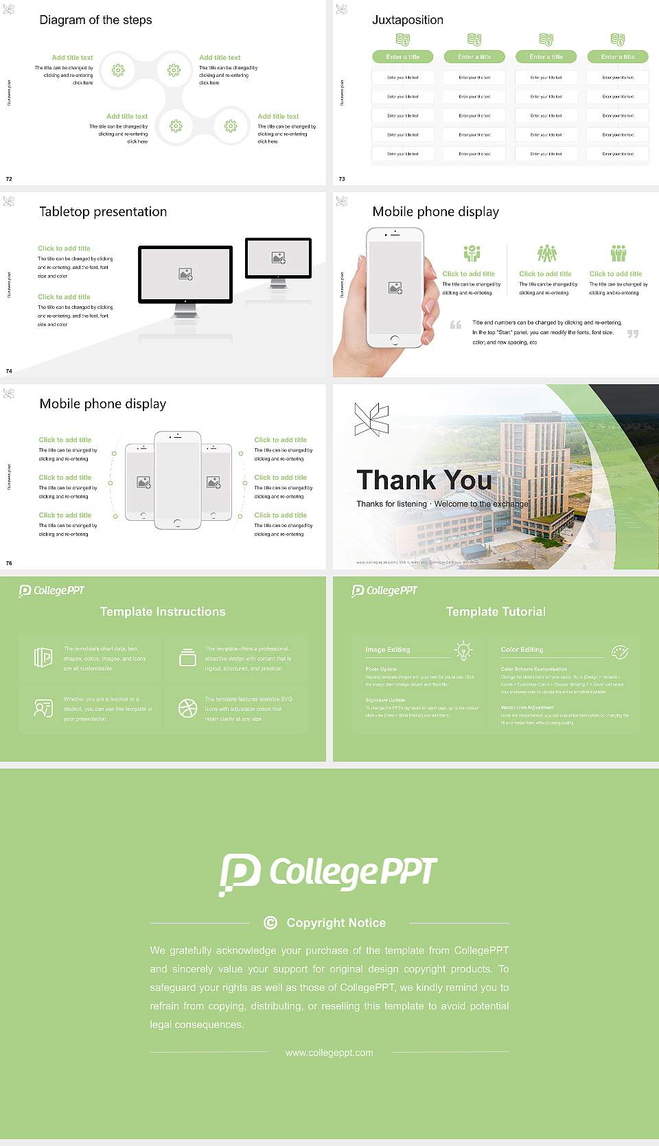 VIA University College-Campus Horsens Competition/Entrepreneurship Contest PPT Template16:9 ratio PPT effect preview image9