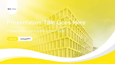 University of Applied Sciences and Arts Northwestern Switzerland Lecture Sharing and Networking Event PPT Template