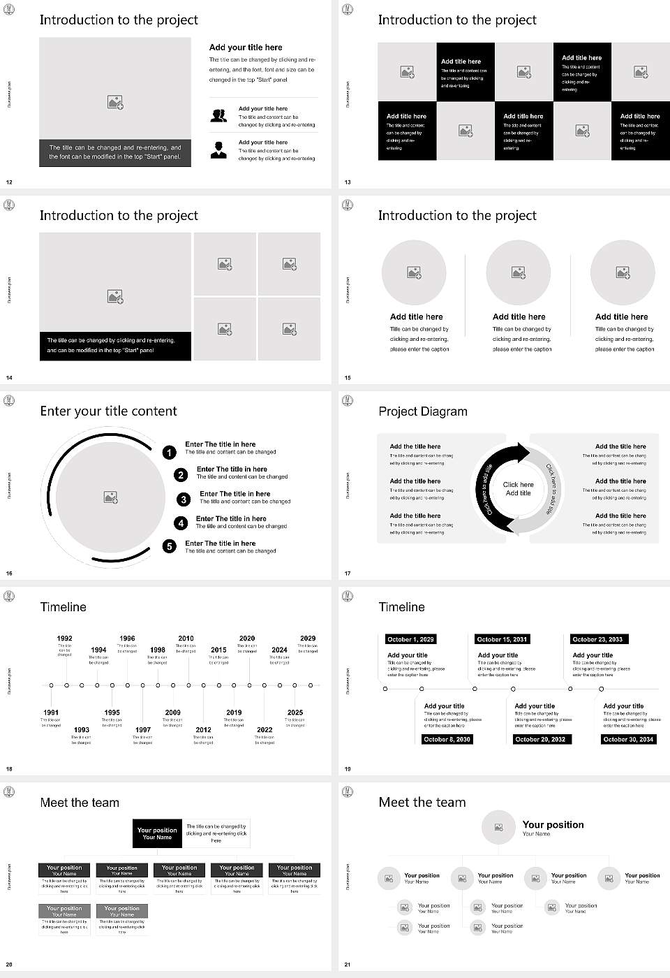 University of Zurich Competition/Entrepreneurship Contest PPT Template16:9 ratio PPT effect preview image3