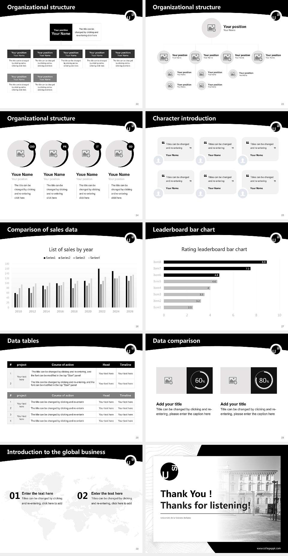 Università della Svizzera italiana Academic Presentation/Research Findings Report PPT Template4:3 ratio PPT effect preview image4