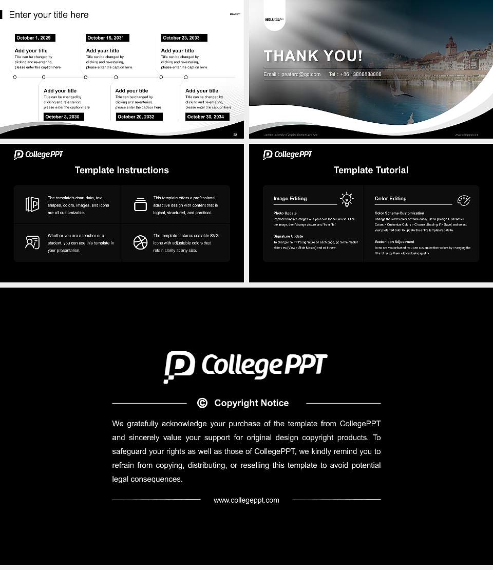 Lucerne University of Applied Sciences and Arts Lecture Sharing and Networking Event PPT Template16:9 ratio PPT effect preview image4