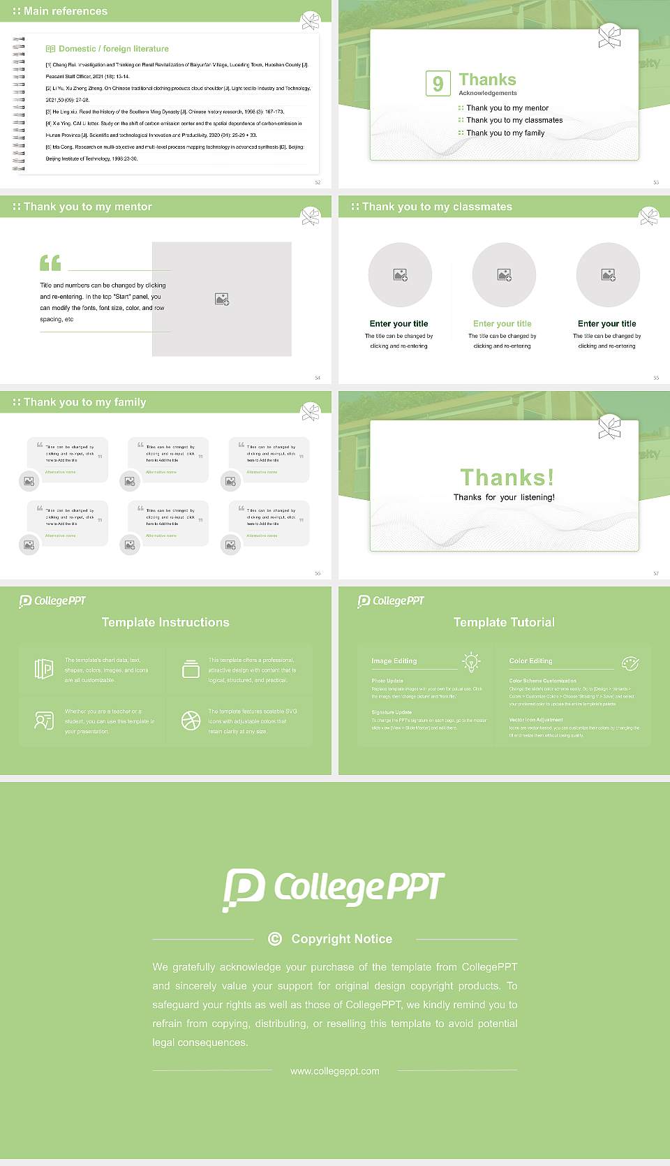 VIA University College-Campus Silkeborg Graduation Thesis Defense PPT Template16:9 ratio PPT effect preview image7