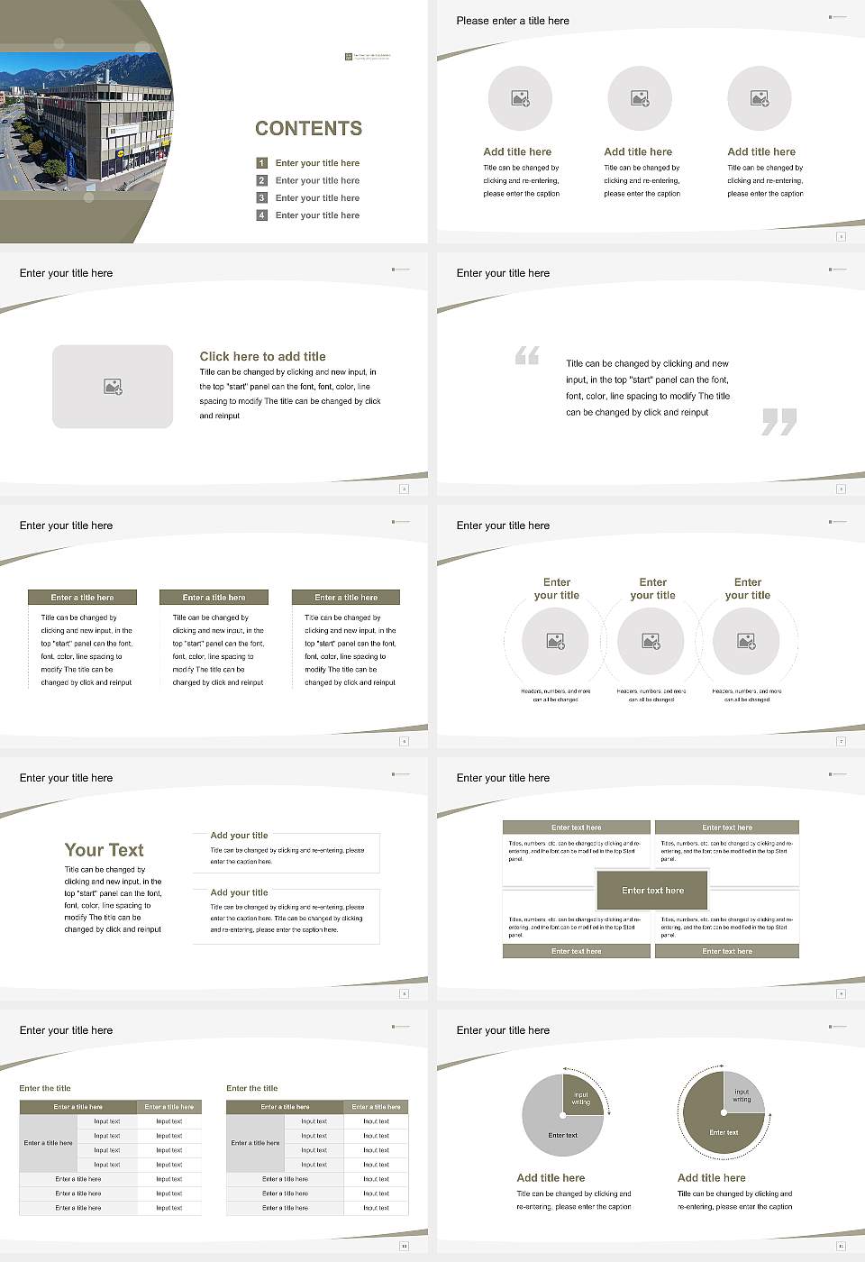 University of Applied Sciences of the Grisons Course/Courseware Creation PPT Template16:9 ratio PPT effect preview image2