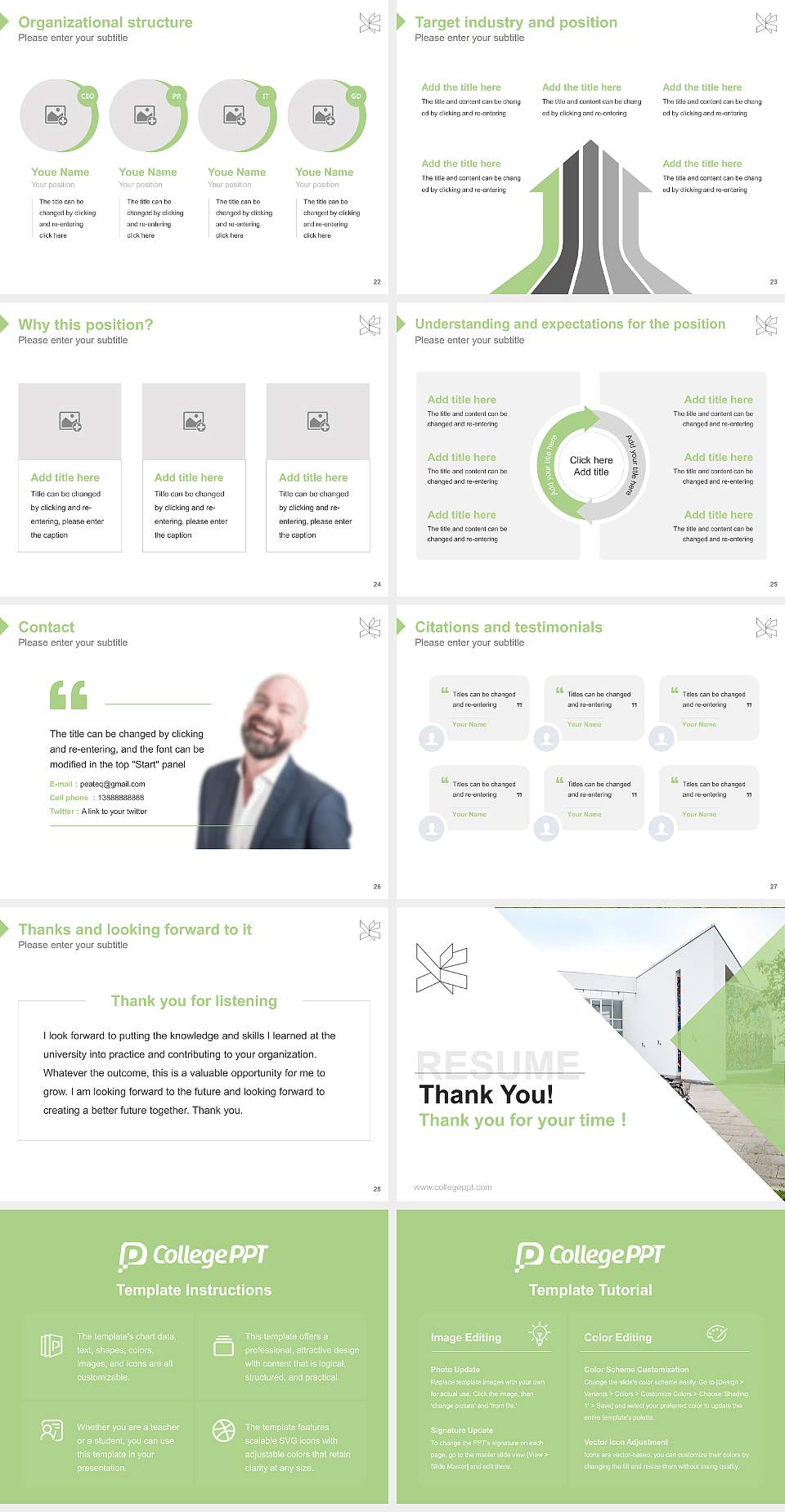 VIA University College-Campus Herning Resume PPT Template4:3 ratio PPT effect preview image4