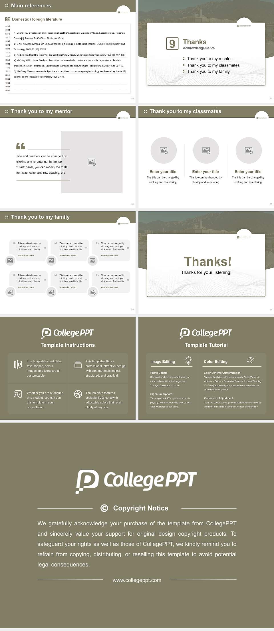 University of Applied Sciences of the Grisons Graduation Thesis Defense PPT Template4:3 ratio PPT effect preview image7