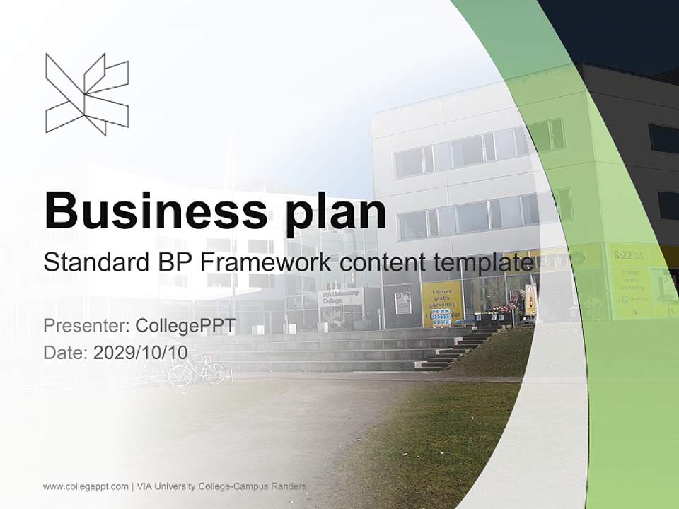 VIA University College-Campus Randers Competition/Entrepreneurship Contest PPT Template4:3 ratio PPT effect preview image9