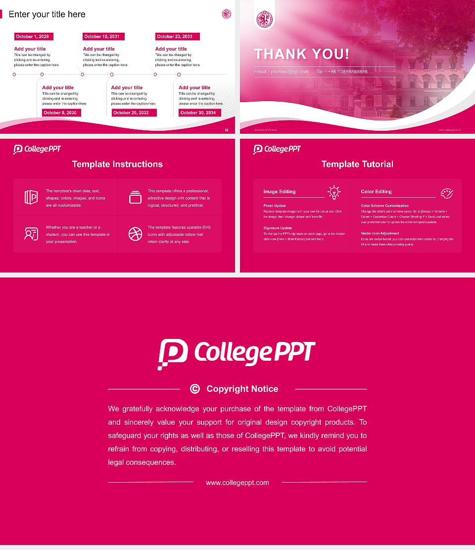University of Geneva Lecture Sharing and Networking Event PPT Template16:9 ratio PPT effect preview image4