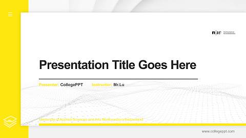 University of Applied Sciences and Arts Northwestern Switzerland Thesis Proposal/Graduation Defense PPT Template