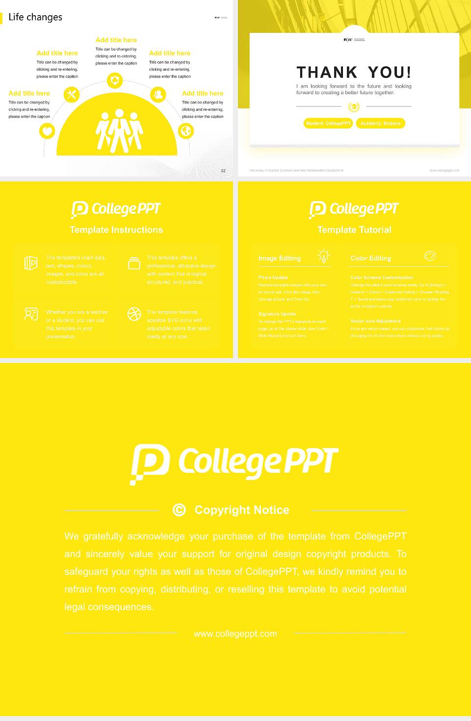 University of Applied Sciences and Arts Northwestern Switzerland National Scholarship Defense PPT Template4:3 ratio PPT effect preview image4