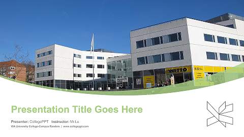VIA University College-Campus Randers Course/Courseware Creation PPT Template
