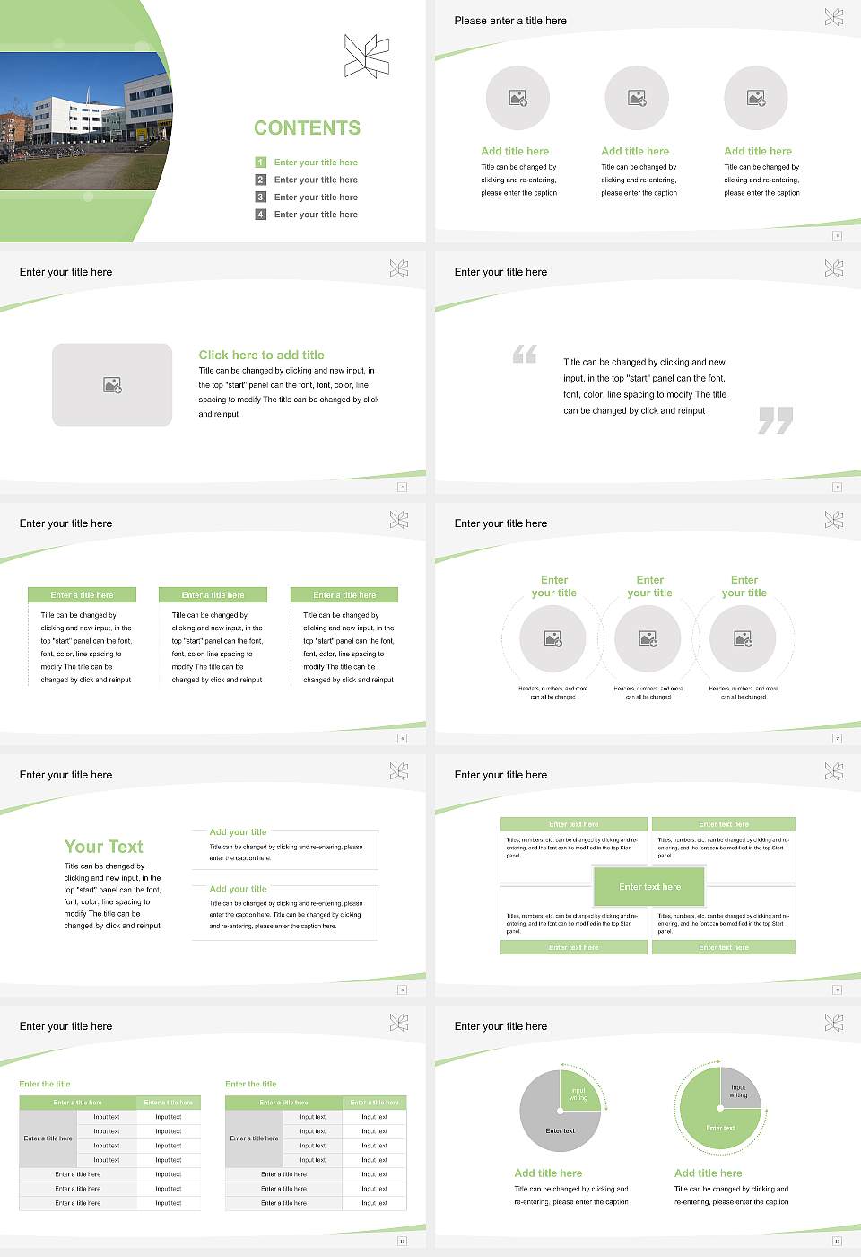 VIA University College-Campus Randers Course/Courseware Creation PPT Template16:9 ratio PPT effect preview image2