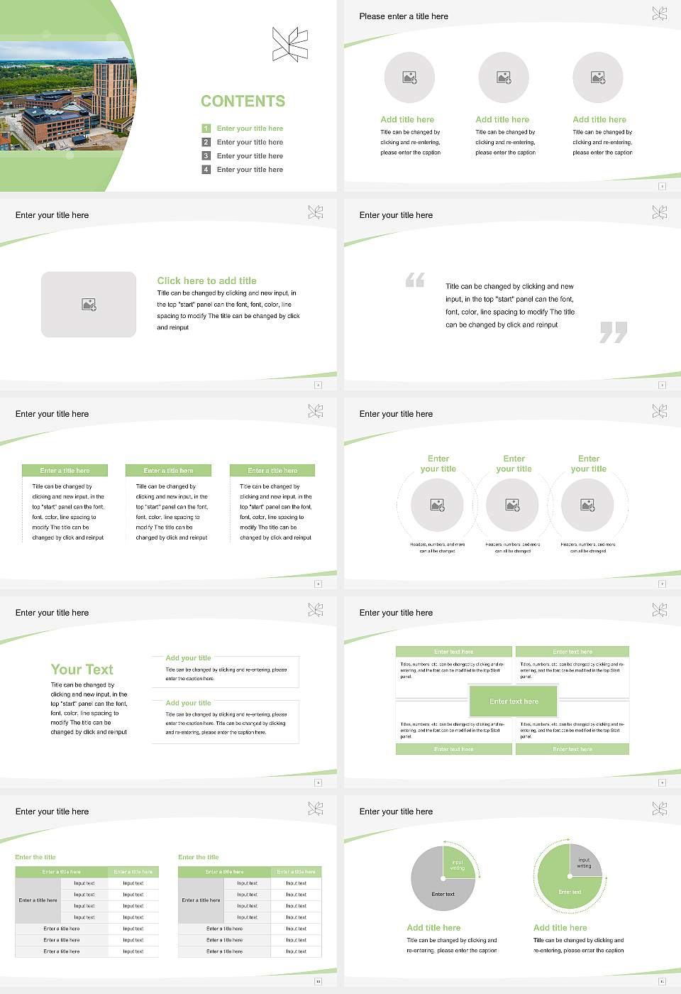 VIA University College-Campus Horsens Course/Courseware Creation PPT Template16:9 ratio PPT effect preview image2