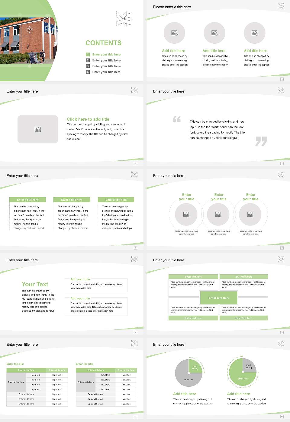 VIA University College-Campus Silkeborg Course/Courseware Creation PPT Template16:9 ratio PPT effect preview image2