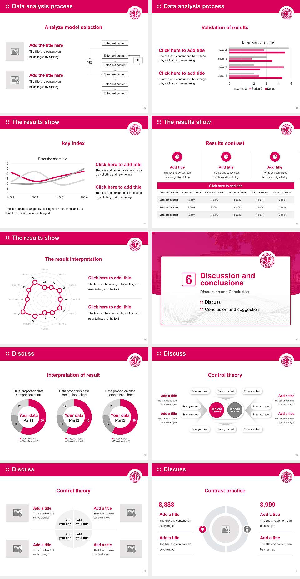 University of Geneva Graduation Thesis Defense PPT Template4:3 ratio PPT effect preview image5