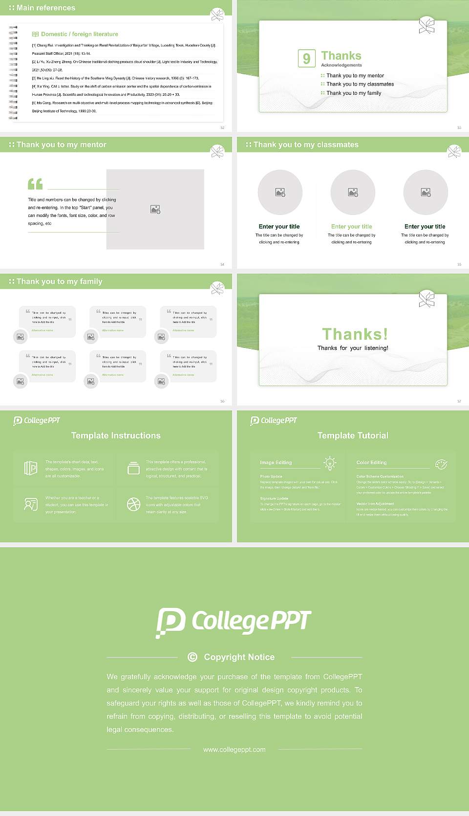 VIA University College-Campus Horsens Graduation Thesis Defense PPT Template16:9 ratio PPT effect preview image7