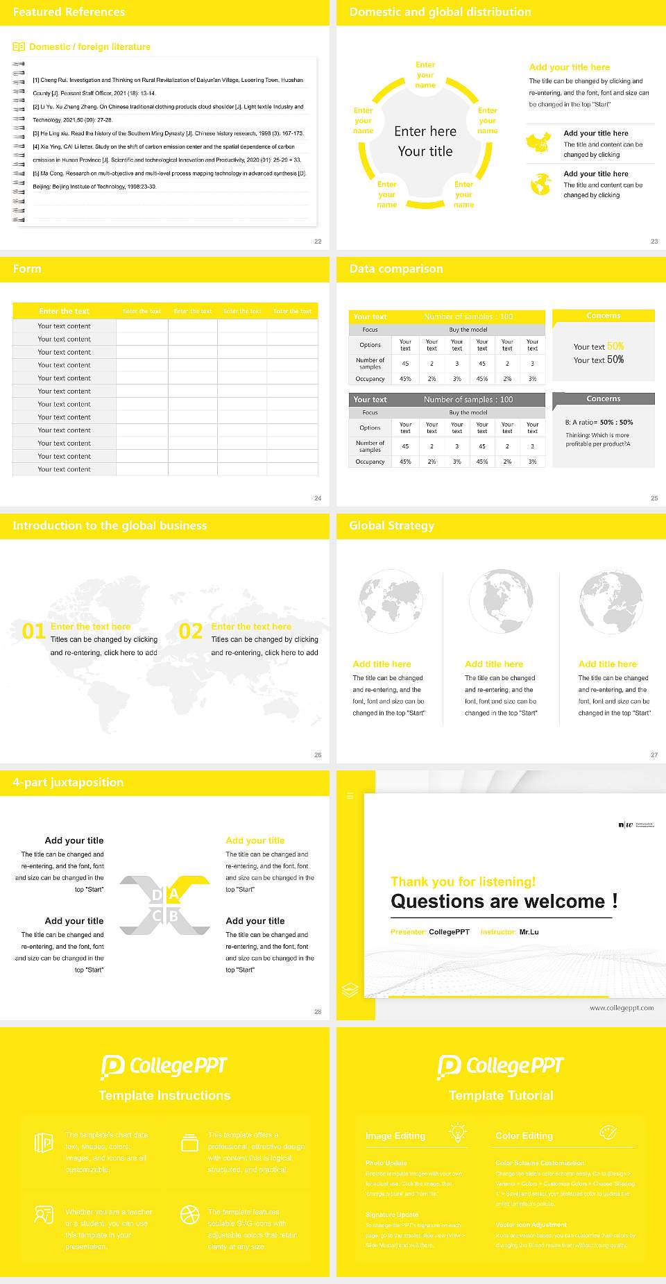 University of Applied Sciences and Arts Northwestern Switzerland Thesis Proposal/Graduation Defense PPT Template4:3 ratio PPT effect preview image4