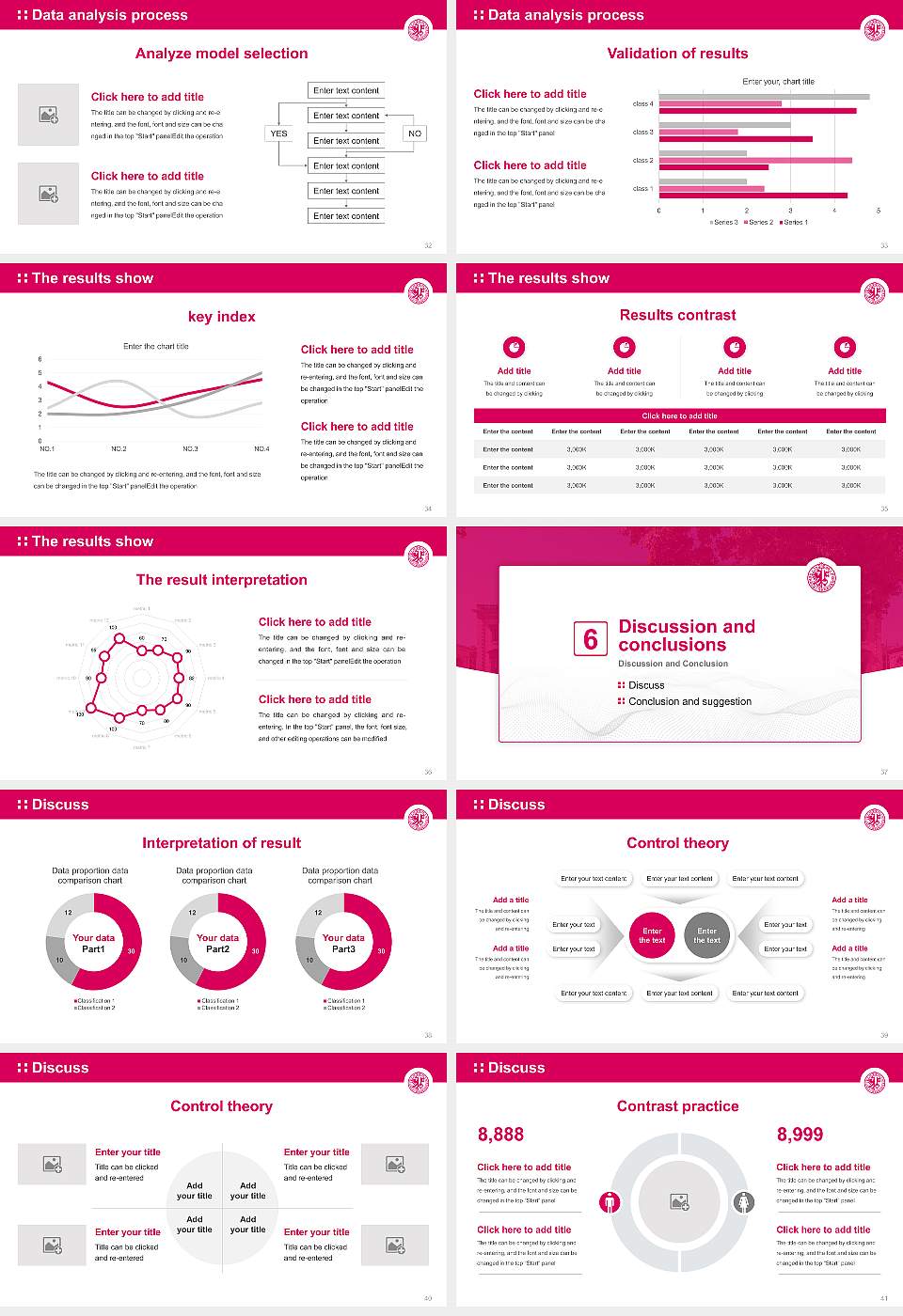 University of Geneva Graduation Thesis Defense PPT Template16:9 ratio PPT effect preview image5
