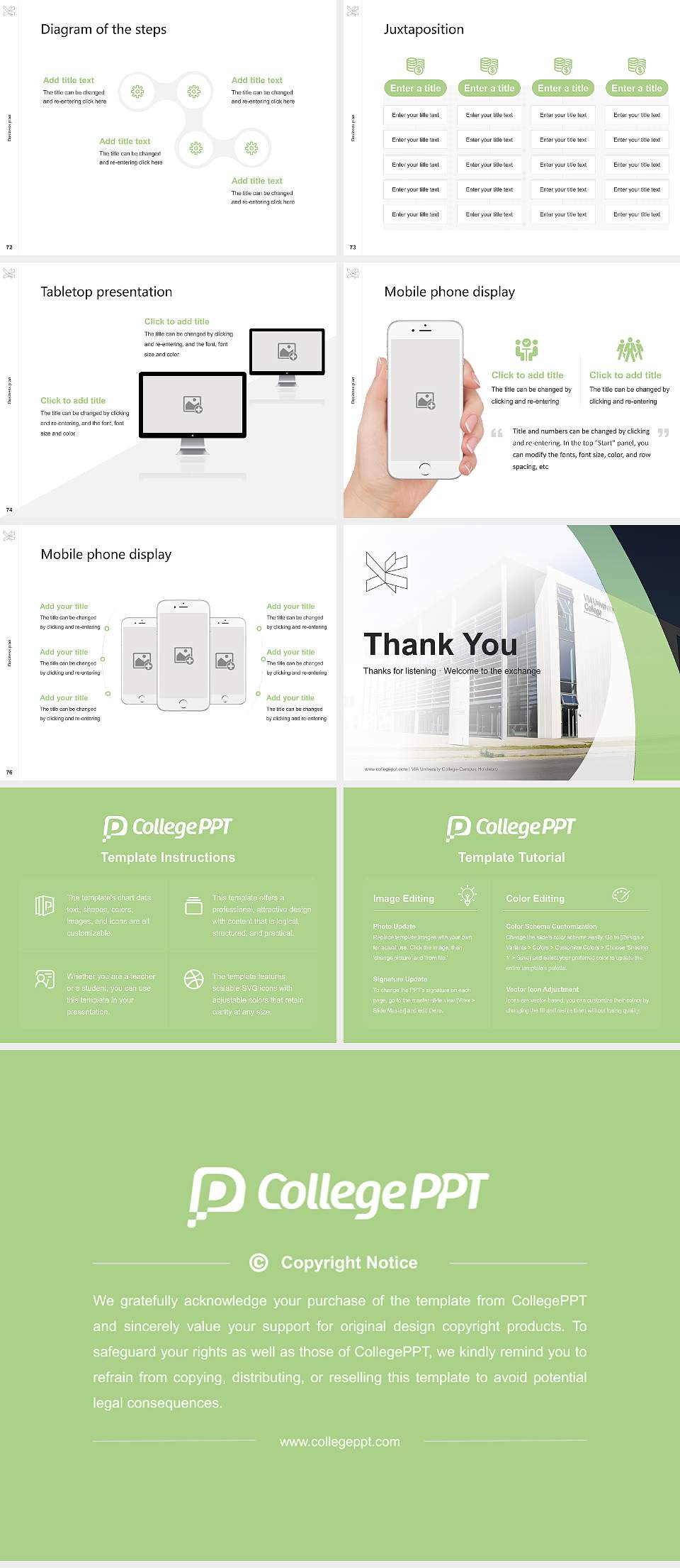 VIA University College-Campus Holstebro Competition/Entrepreneurship Contest PPT Template4:3 ratio PPT effect preview image9