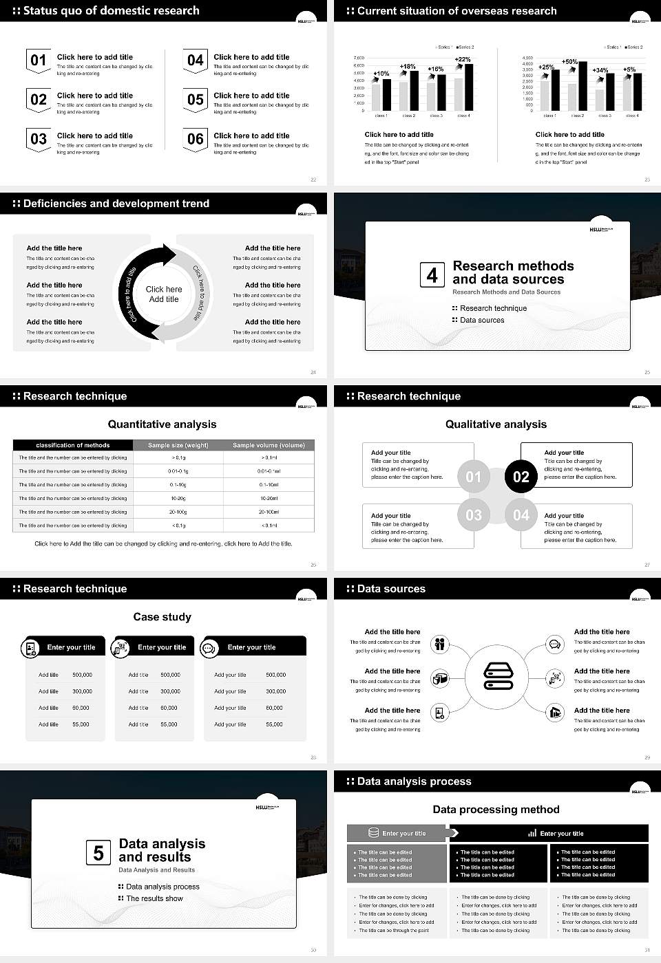 Lucerne University of Applied Sciences and Arts Graduation Thesis Defense PPT Template16:9 ratio PPT effect preview image4